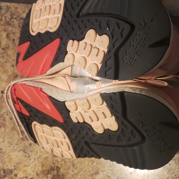 Adidas 3M pink nite jogger scotchlite core running shoes womens 10.5 - Picture 3 of 5